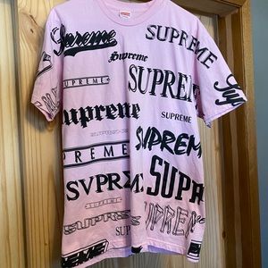 Supreme multi logo tee